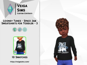 Space Jam Sweatshirts for Toddler – Set 3 by David_Mtv at TSR