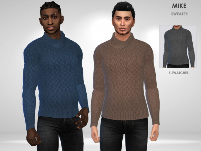 Sims 4 Mike Sweater by Puresim at TSR