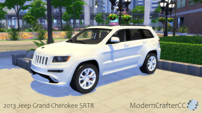 Sims 4 2013 Jeep Grand Cherokee SRT8 at Modern Crafter CC