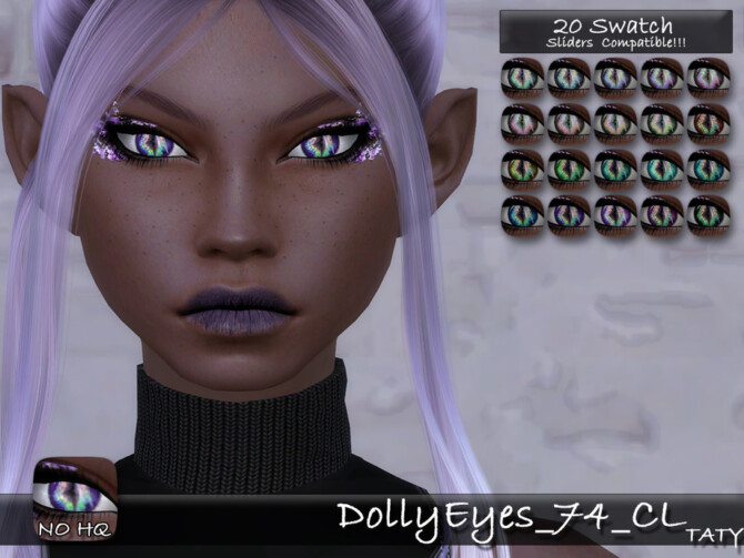 Sims 4 DollyEyes 74 by tatygagg at TSR