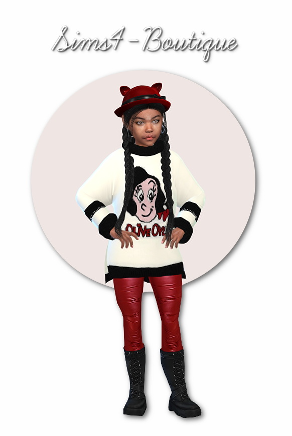 Sims 4 Designer Set for Child Girls at Sims4 Boutique