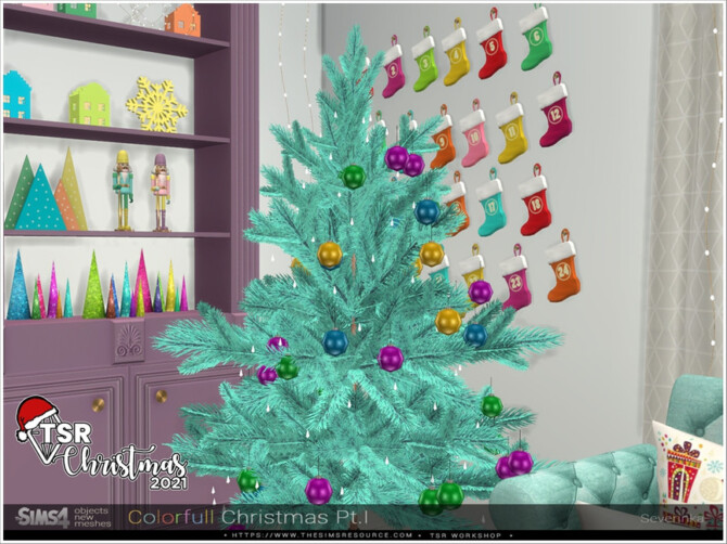 Sims 4 TSR Christmas 2021   Colorfull Christmas Pt. I  by Severinka  at TSR