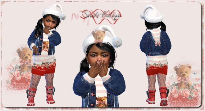 Sims 4 Designer Set for Toddler Girls at Sims4 Boutique