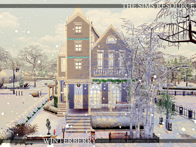 Sims 4 Winterberry Family House by simZmora at TSR