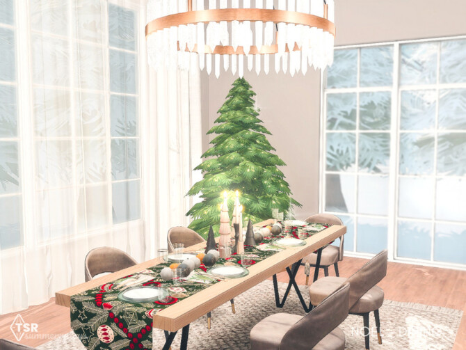 Sims 4 Noel   Dining room by Summerr Plays at TSR