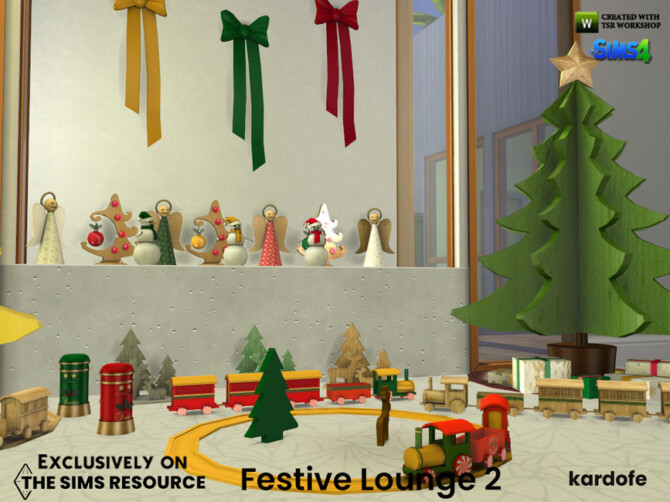 Sims 4 Festive Lounge 2 by kardofe at TSR