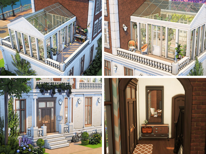 Sims 4 Campbell Townhouse by xogerardine at TSR