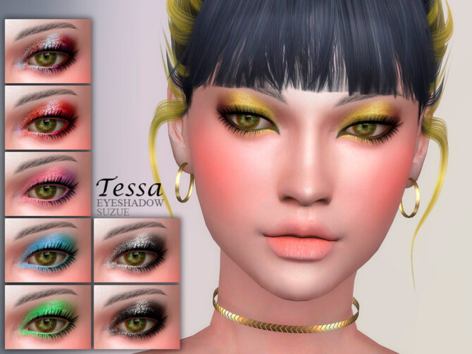 Sims 4 Tessa Eyeshadow N23 by Suzue at TSR
