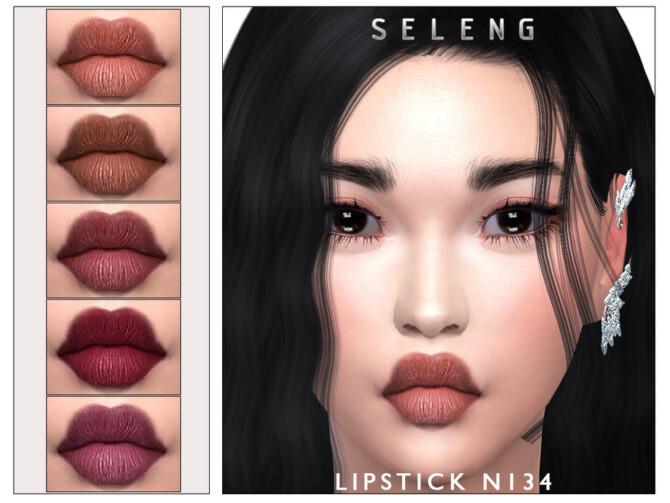Sims 4 Lipstick N134 by Seleng at TSR