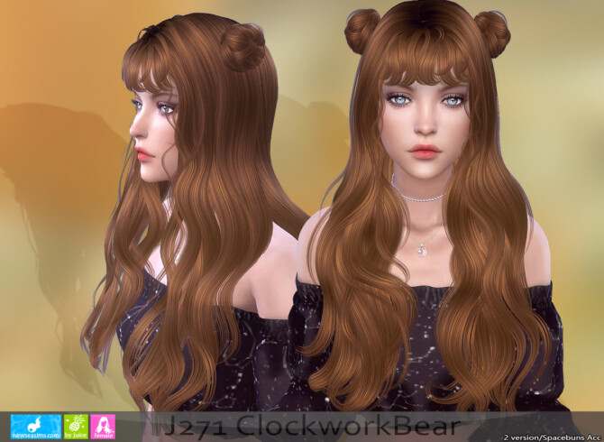 Sims 4 J271 ClockworkBear hair at Newsea Sims 4