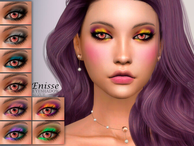 Sims 4 Enisse Eyeshadow N25 by Suzue at TSR