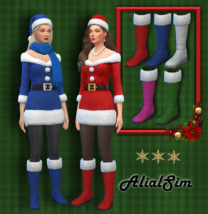Christmas Boots at Alial Sim
