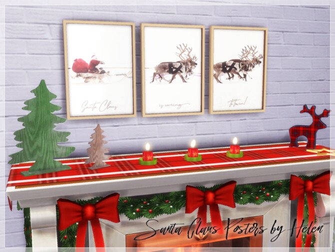 Sims 4 Santa Claus Posters at Helen Sims