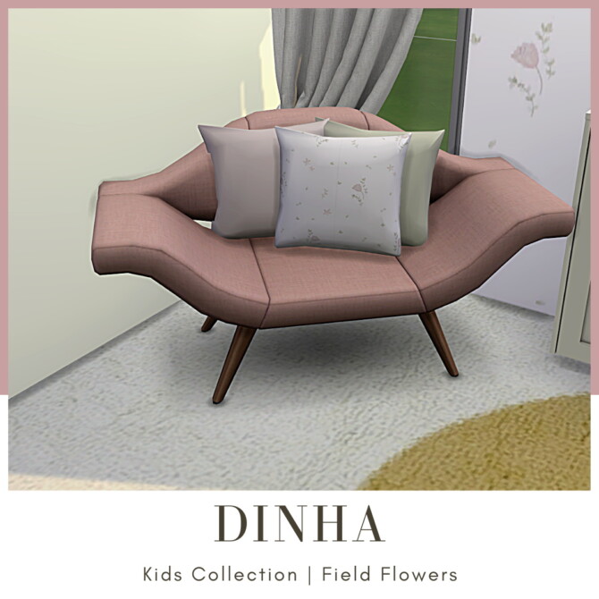 Sims 4 Kids Collection | Field Flowers at Dinha Gamer
