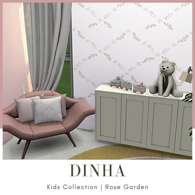 Sims 4 Kids Collection | Rose Garden at Dinha Gamer