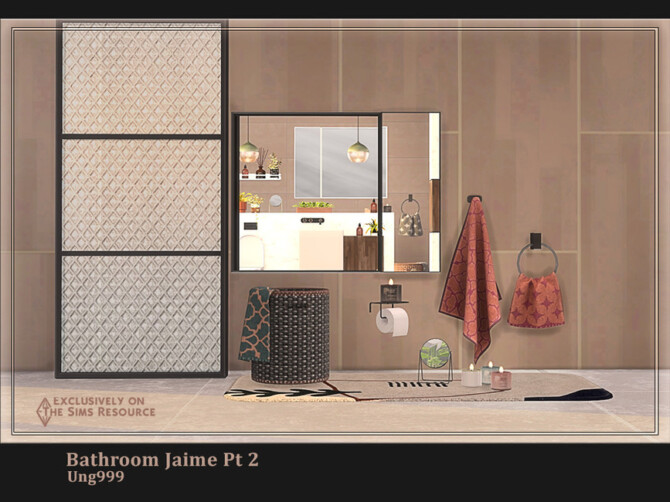 Sims 4 Bathroom Jaime Pt 2 by ung999 at TSR