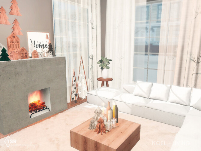 Sims 4 Noel   Living room by Summerr Plays at TSR