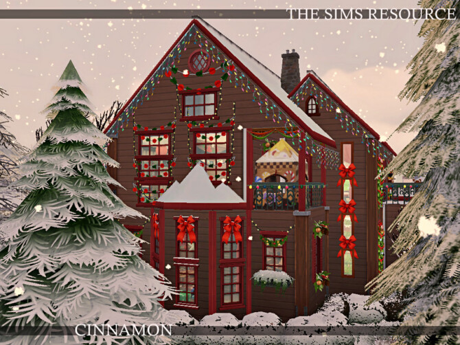 Sims 4 Cinnamon Family House by simZmora at TSR