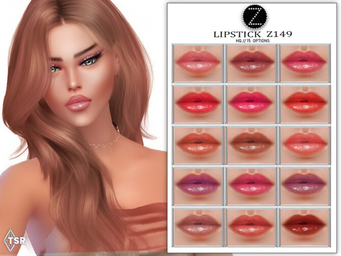 Sims 4 LIPSTICK Z146 by ZENX at TSR