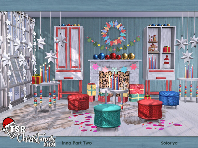 Sims 4 TSR Christmas 2021. Inna Part Two by soloriya at TSR