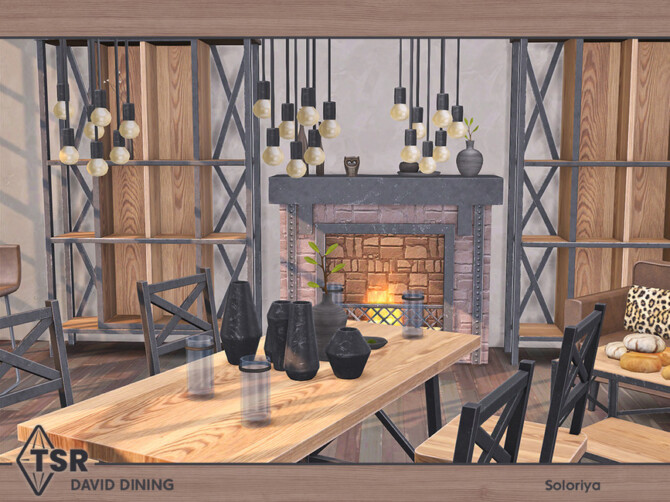 Sims 4 David Dining by soloriya at TSR