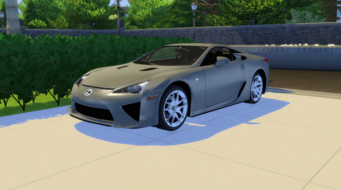 Sims 4 2010 Lexus LFA at Modern Crafter CC