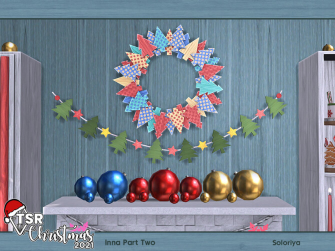 Sims 4 TSR Christmas 2021. Inna Part Two by soloriya at TSR