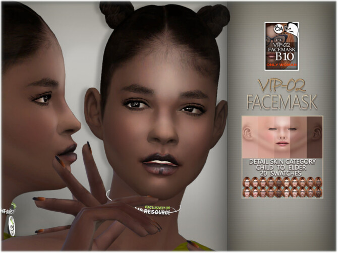 Sims 4 VIP 02 Facemask by BAkalia at TSR