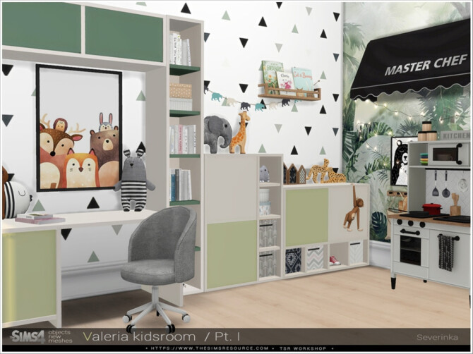 Sims 4 Valeria kidsroom Pt.I by Severinka  at TSR