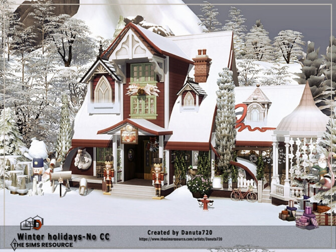Sims 4 Winter holidays by Danuta720 at TSR