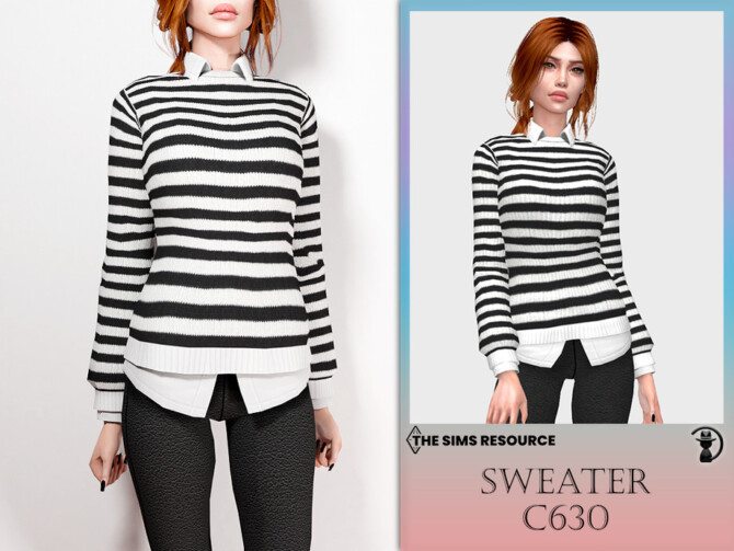 Sims 4 Sweater C630 by turksimmer at TSR