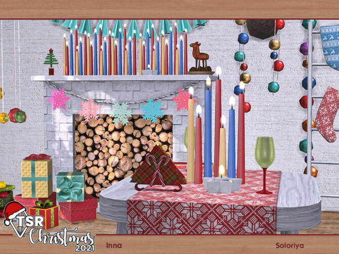 Sims 4 TSR Christmas 2021. Inna by soloriya at TSR