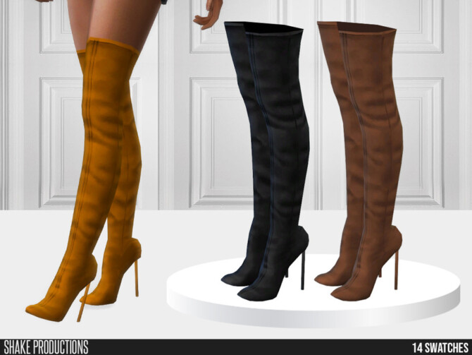 Sims 4 803   High Heel Boots by ShakeProductions at TSR
