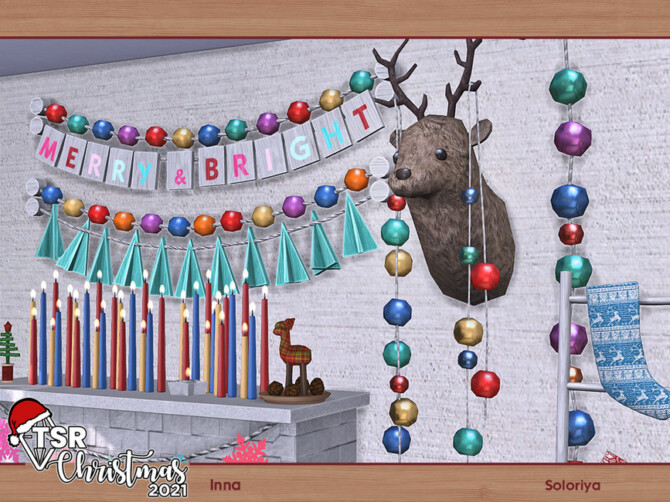 Sims 4 TSR Christmas 2021. Inna by soloriya at TSR