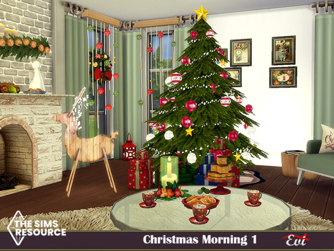 Sims 4 Christmas Morning 1 by evi at TSR