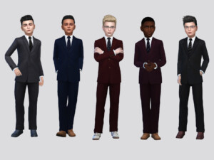 Felipe Formal Suit Boys by McLayneSims at TSR