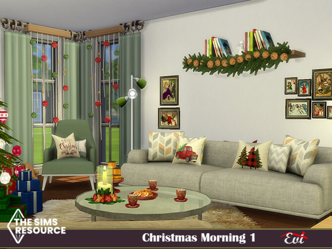 Sims 4 Christmas Morning 1 by evi at TSR