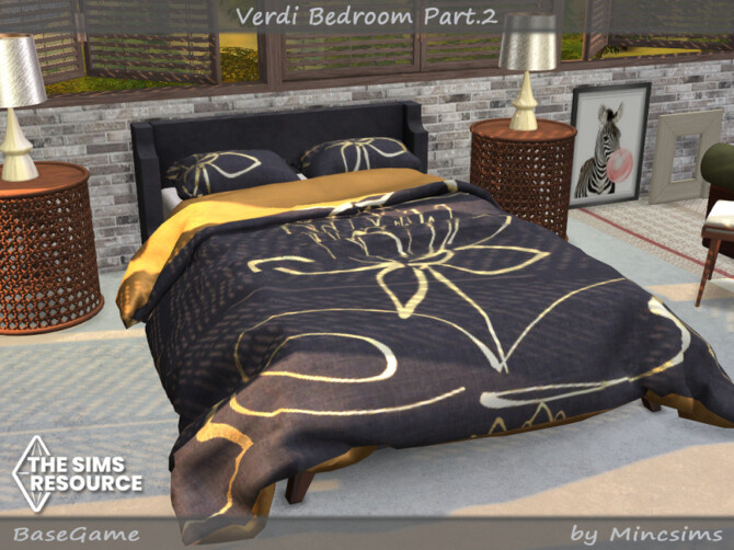 Sims 4 Verdi Bedroom Part.2 by Mincsims at TSR