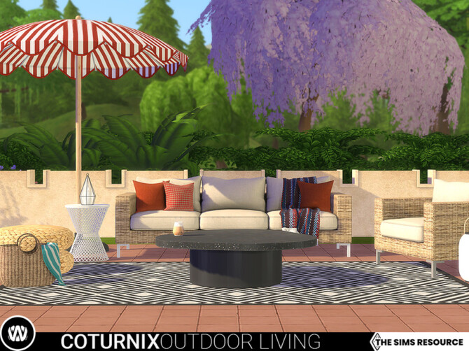 Sims 4 Coturnix Outdoor Living by wondymoon at TSR
