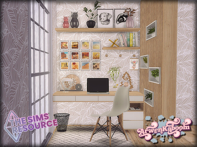 Sims 4 Smalle Study by ArwenKaboom at TSR