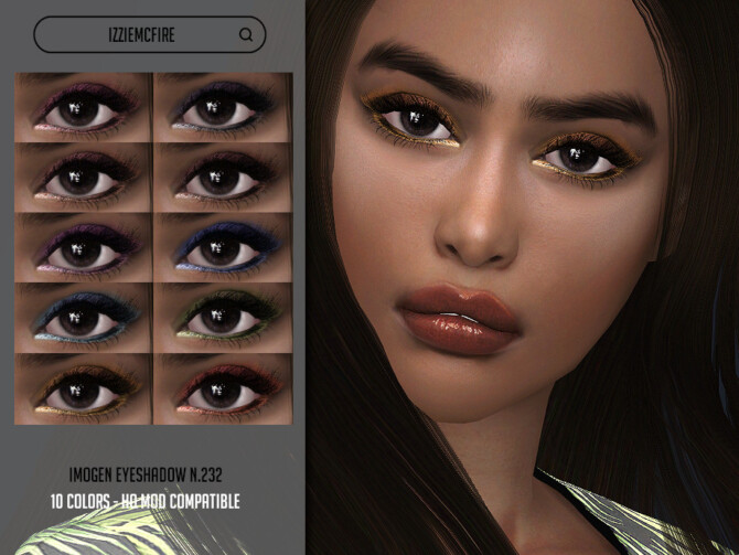 Sims 4 IMF Imogen Eyeshadow N.232 by IzzieMcFire at TSR