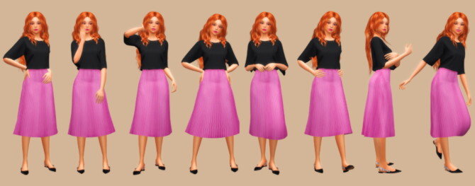 Sims 4 Phoebe Skirt at Daisy Pixels