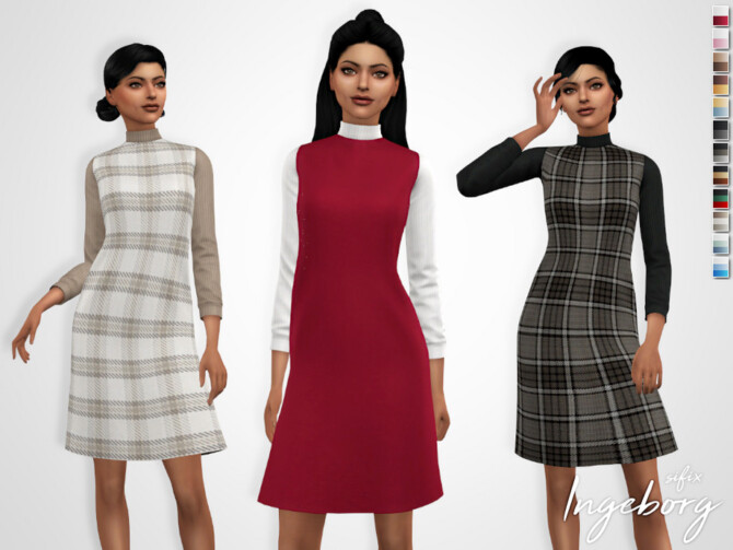 Sims 4 Ingeborg Outfit by Sifix at TSR
