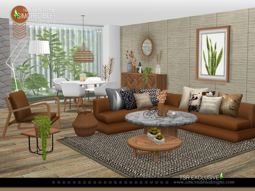 Naturalis Living by SIMcredible! at TSR » Sims 4 Updates