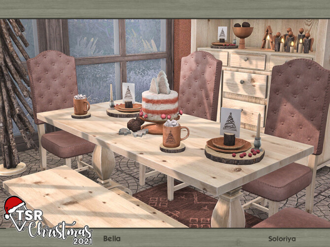 Sims 4 TSR Christmas 2021. Bella by soloriya at TSR