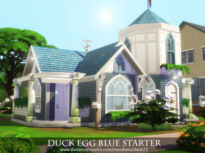 Sims 4 Duck Egg Blue Starter by dasie2 at TSR