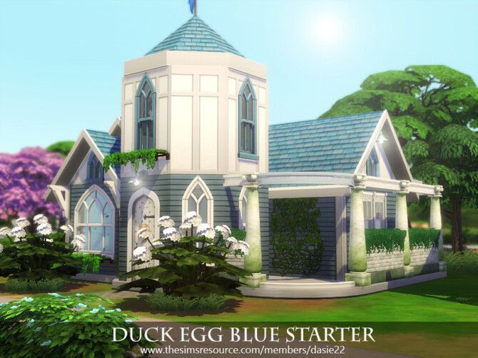 Sims 4 Duck Egg Blue Starter by dasie2 at TSR