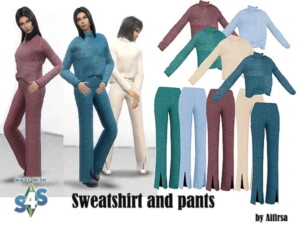 Sweatshirt and pants at Aifirsa