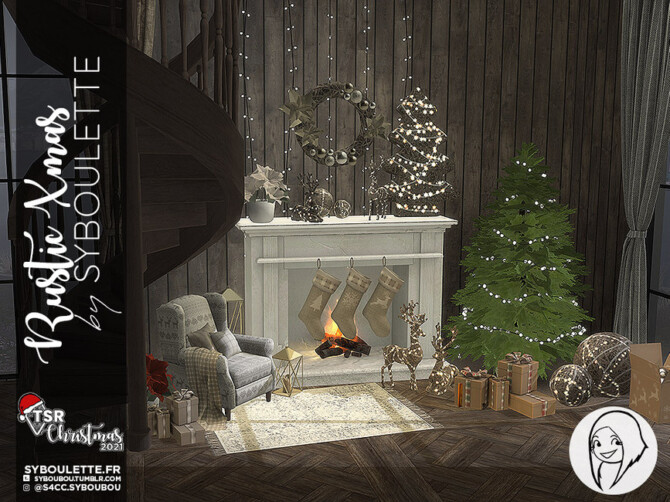 Sims 4 TSR Christmas 2021   Rustic Xmas   Part 2: Decorations by Syboubou at TSR