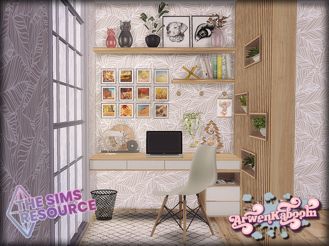 Sims 4 Smalle Study by ArwenKaboom at TSR